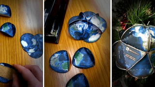 Make your own scientifically-accurate Earth ornaments!